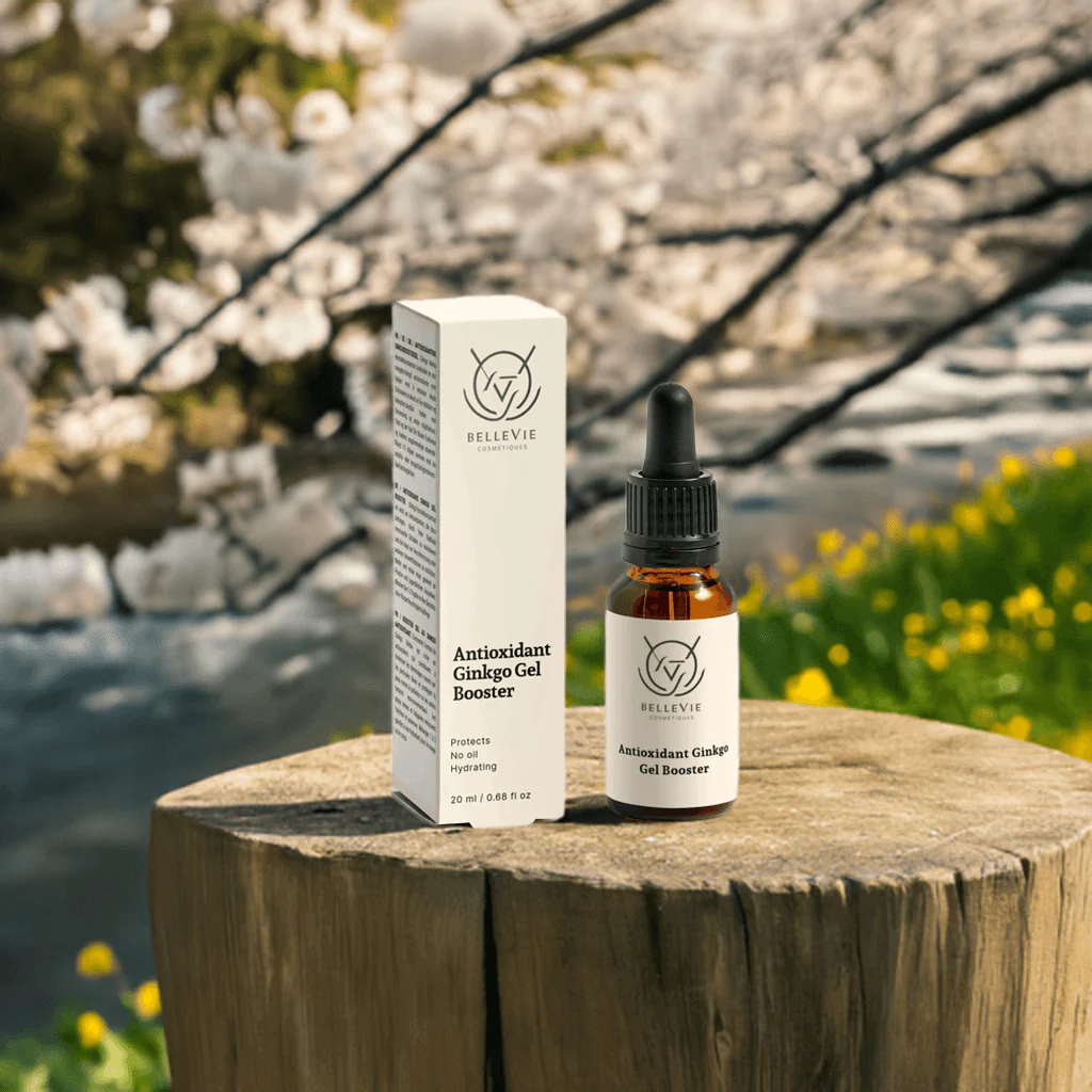Antioxidant Ginkgo Gel Booster 20ml – Oil-Free Radiance + Pollution Defense - Image 3