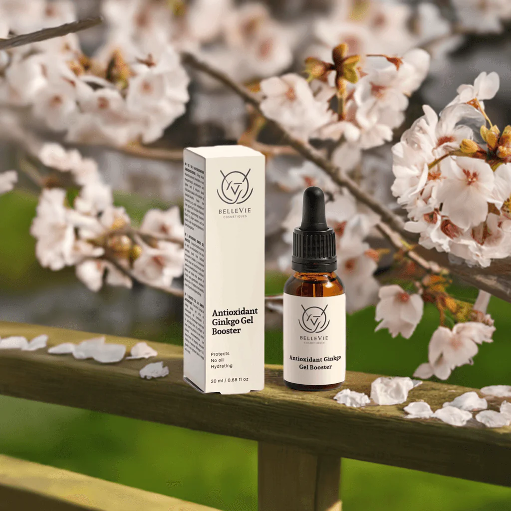Antioxidant Ginkgo Gel Booster 20ml – Oil-Free Radiance + Pollution Defense - Image 4