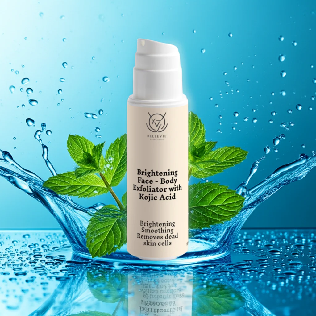 Brightening Face and Body Exfoliator with Kojic Acid 150ml – Smooth, Glow & Renew - Image 3