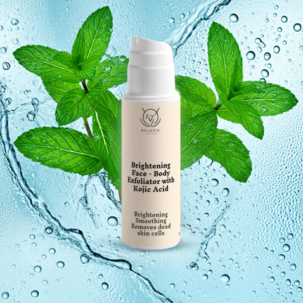 Brightening Face and Body Exfoliator with Kojic Acid 150ml – Smooth, Glow & Renew - Image 4