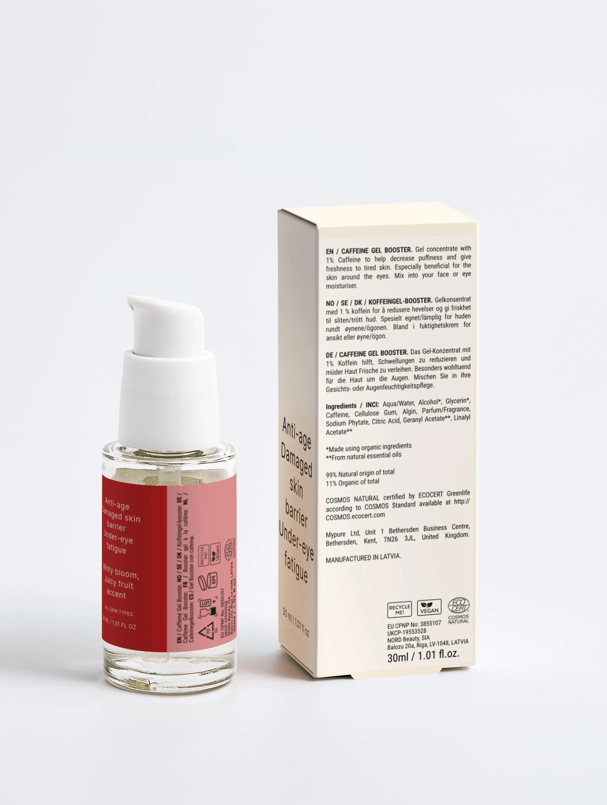 Caffeine Gel Booster 30ml – Anti-Puffiness & Skin Energizing Serum - Image 4