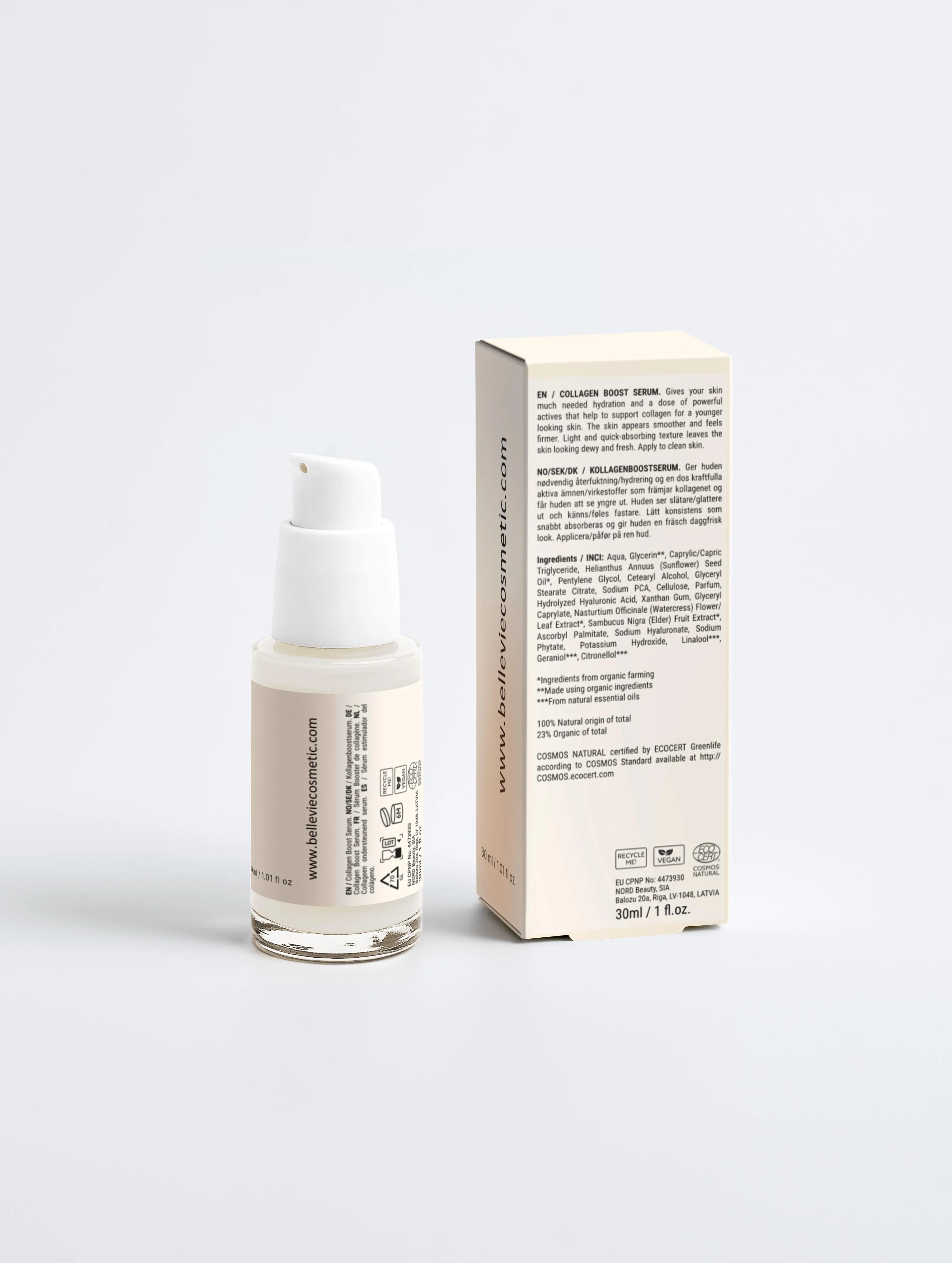 Collagen Night Routine Collection Box - Collagen Anti-Age Night Cream, Collagen Boost Serum, Smoothing Eye Cream - Image 13