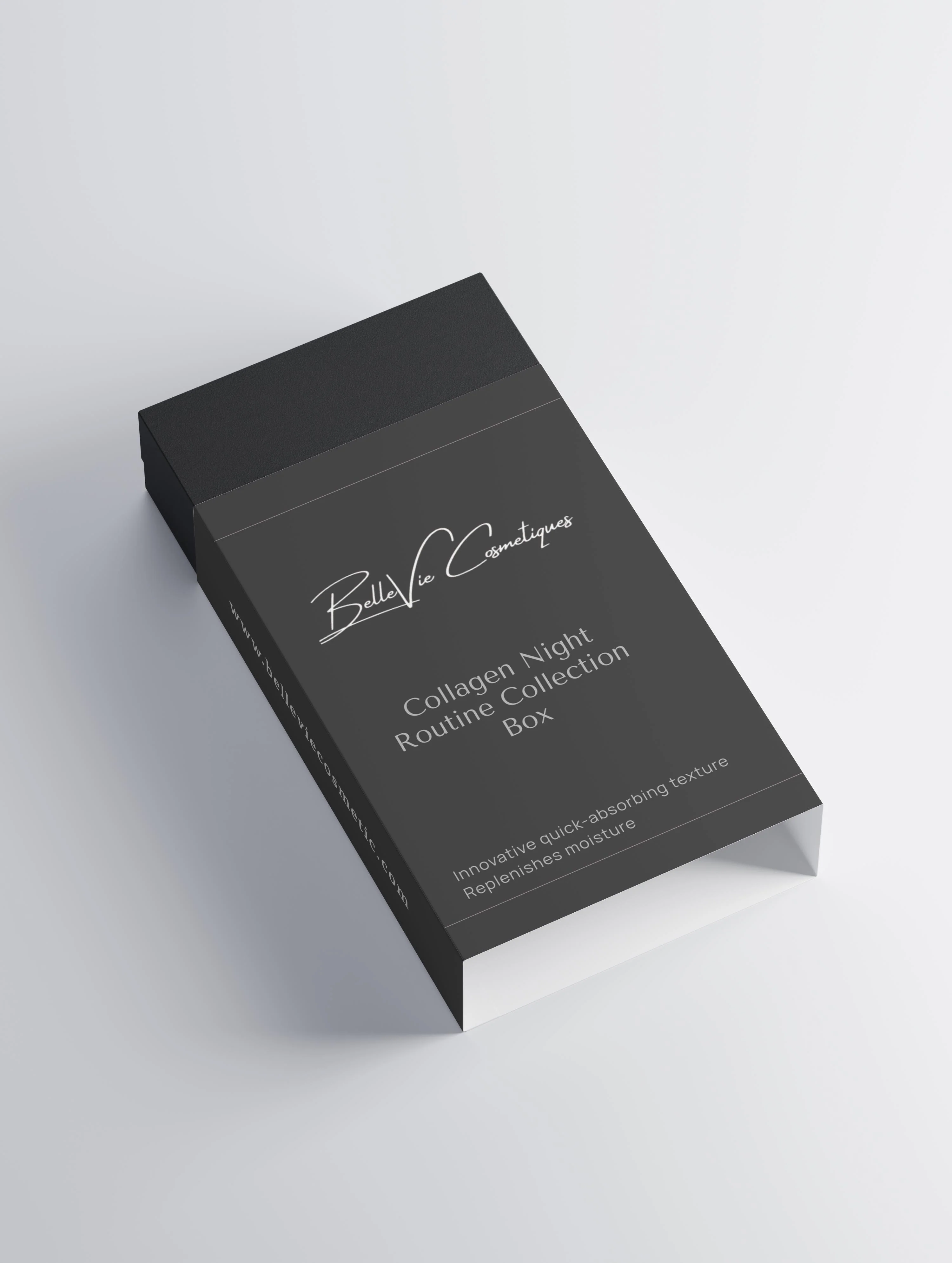 Collagen Night Routine Collection Box - Collagen Anti-Age Night Cream, Collagen Boost Serum, Smoothing Eye Cream - Image 9