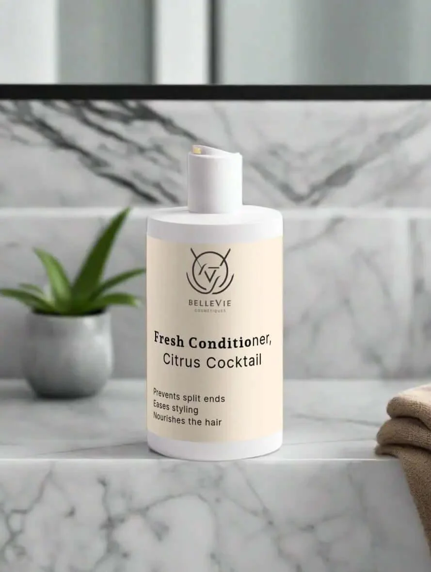 Fresh Citrus Conditioner 370ml – Organic, Vegan & Anti-Frizz - Image 5
