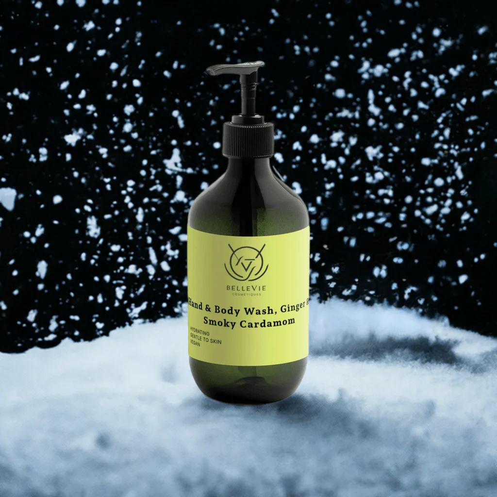Hand Wash & Body Wash, Ginger & Smoky Cardamom 490ml - Image 3