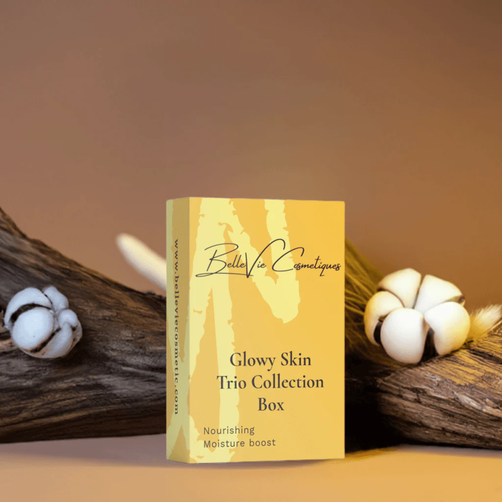 Glowy Skin Trio Collection Box - included Gentle Cleansing Milk, Moisturising Day Cream, Nourishing Facial Oil - Image 3