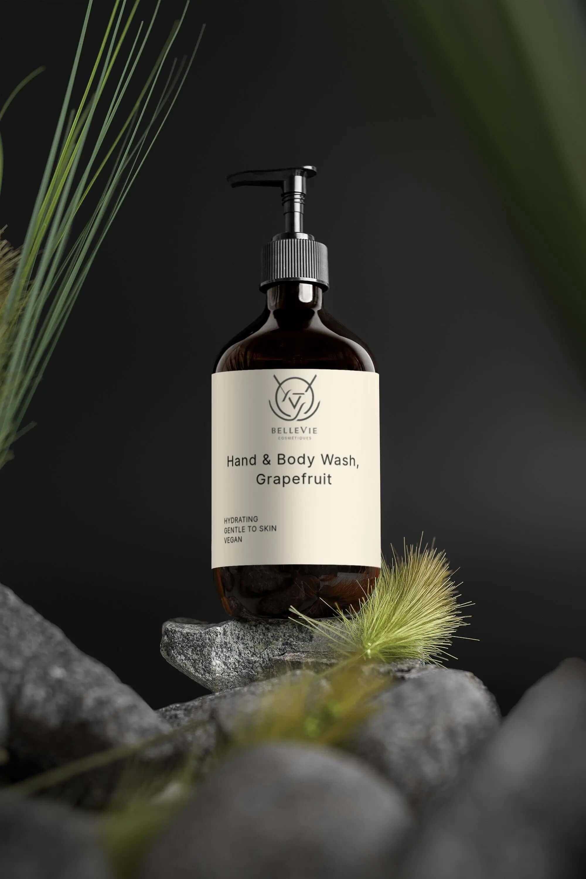 Natural Hand & Body Wash Grapefruit 490ml – Hydrating, Gentle, and Eco-Friendly Cleansing - Image 3