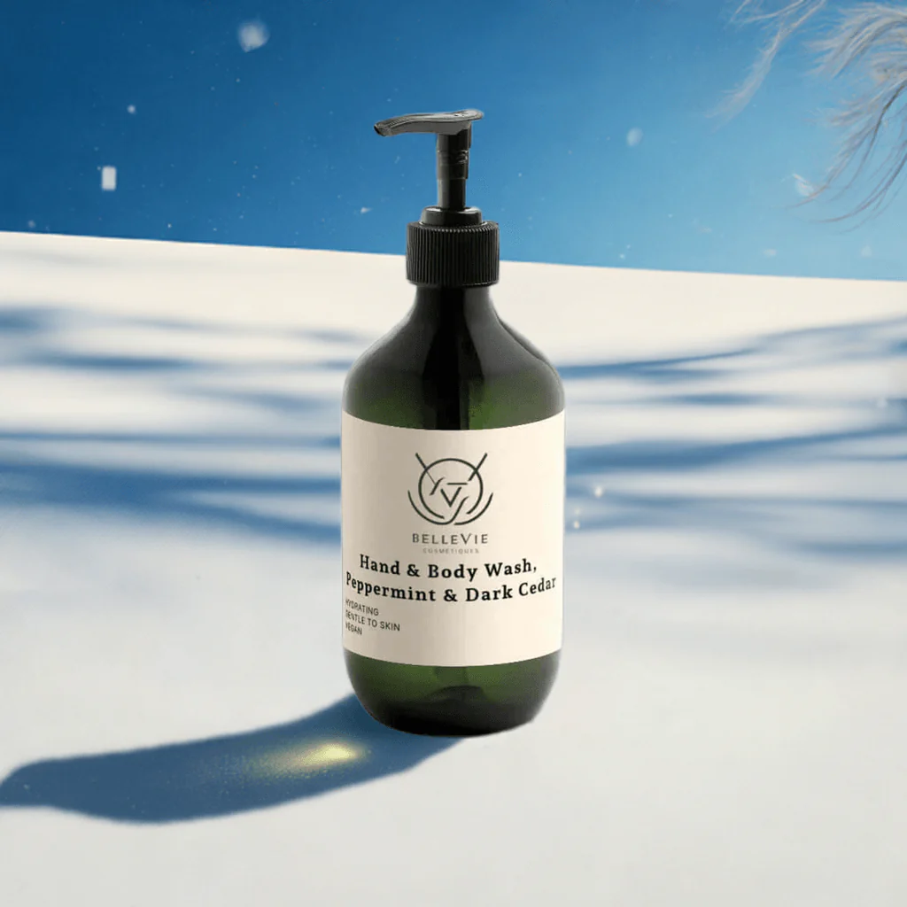 Peppermint Scent Hand & Body Wash 490ml – Peppermint & Dark Cedar - Image 5