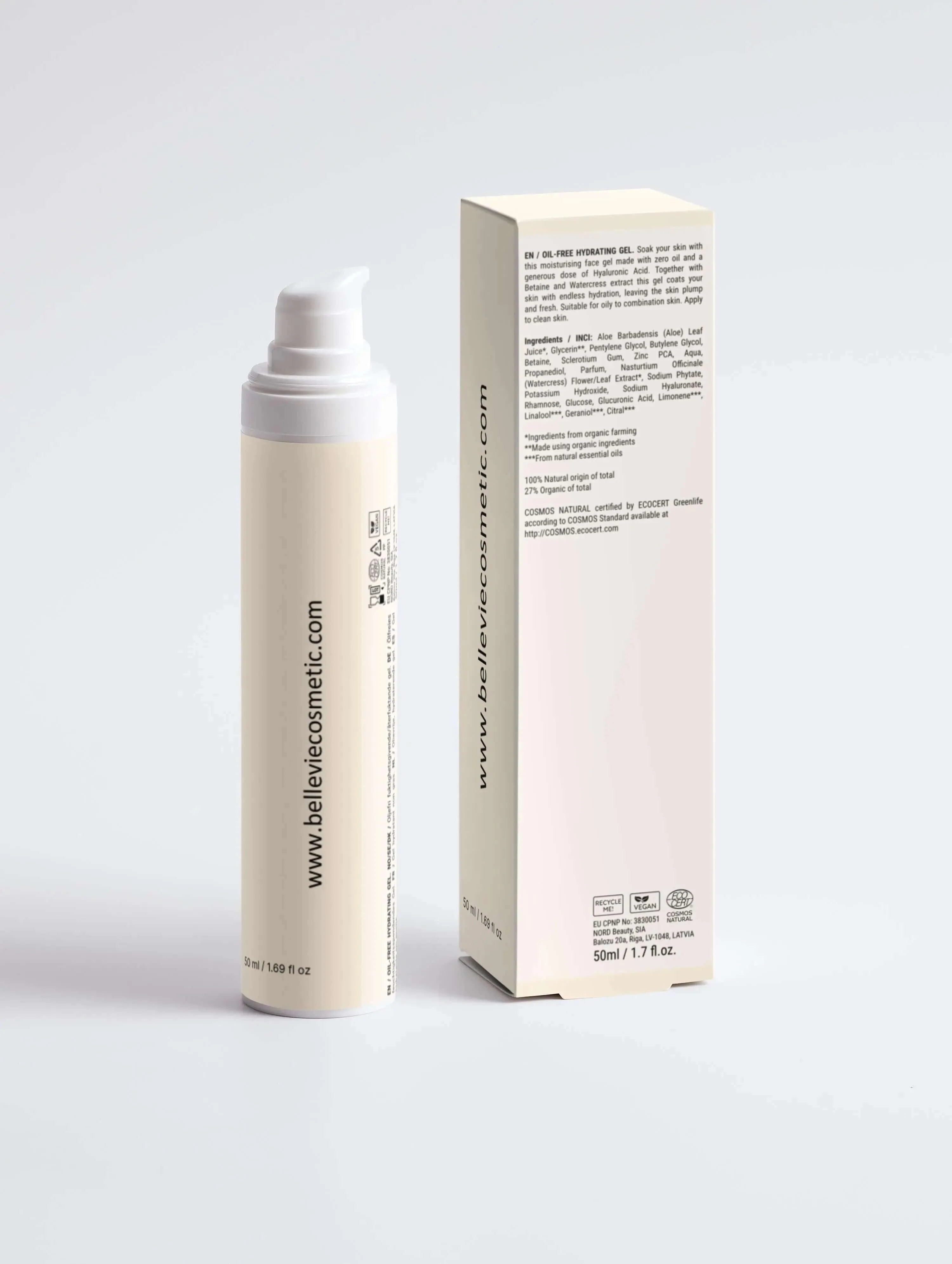 Hydrating Moisturizer Oil-Free Hydrating Gel 50ml – Lightweight, Oil-Free Hydration for Radiant Skin - Image 3