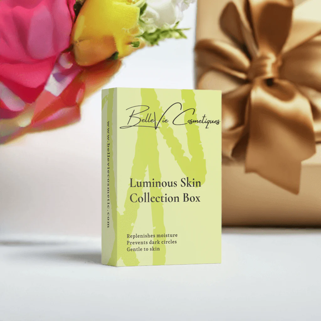 Luminous Skin Collection Box - included Biphasic Makeup Remover, Collagen Boost Serum, Brightening Eye Cream - Image 4