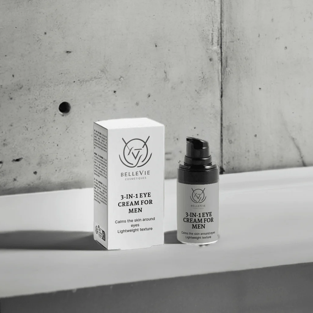 3-in-1 Eye Cream for Men 15ml – Hydrate, Brighten & Rejuvenate (1% CBD) - Image 3