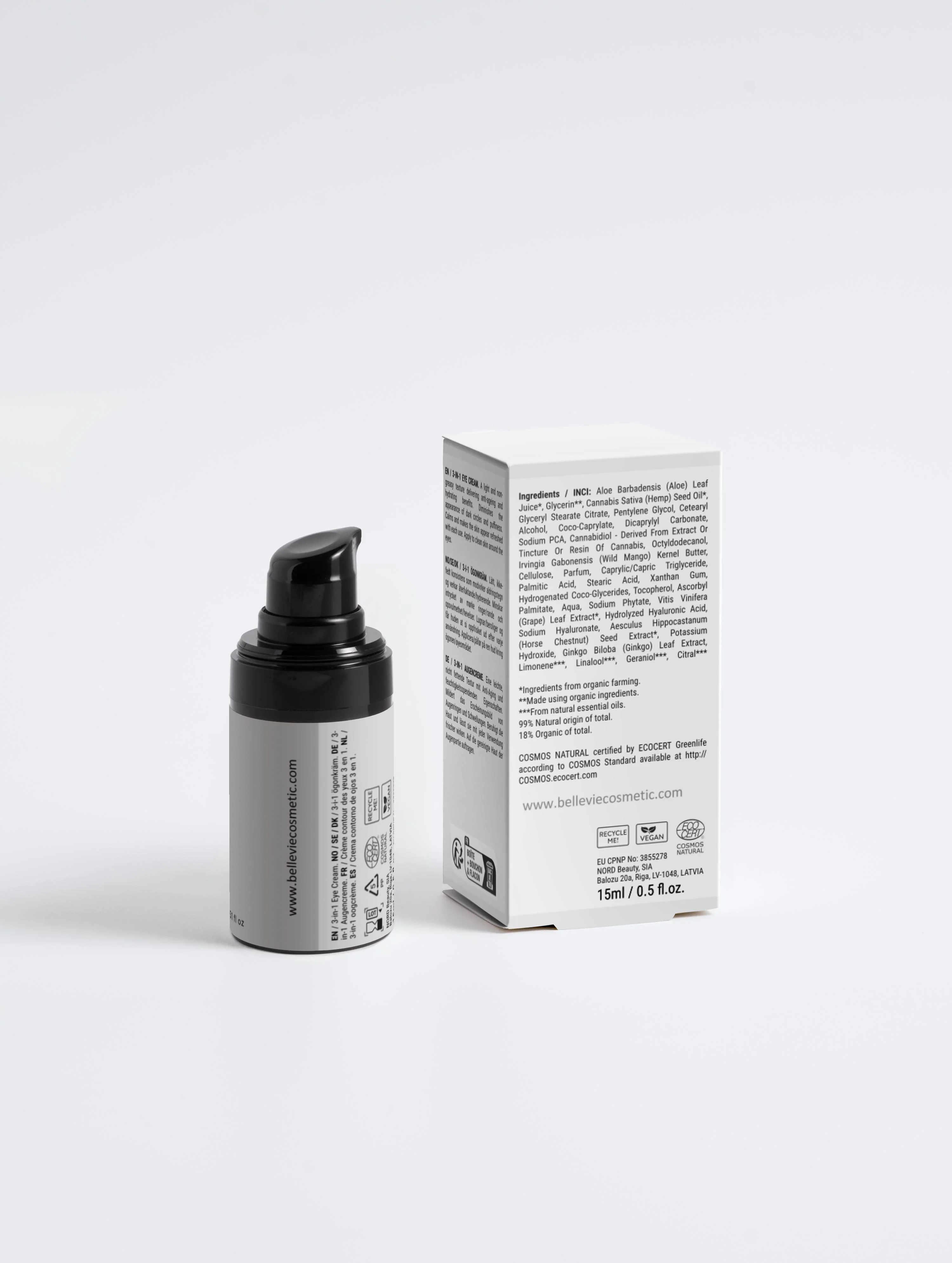 3-in-1 Eye Cream for Men 15ml – Hydrate, Brighten & Rejuvenate (1% CBD) - Image 7