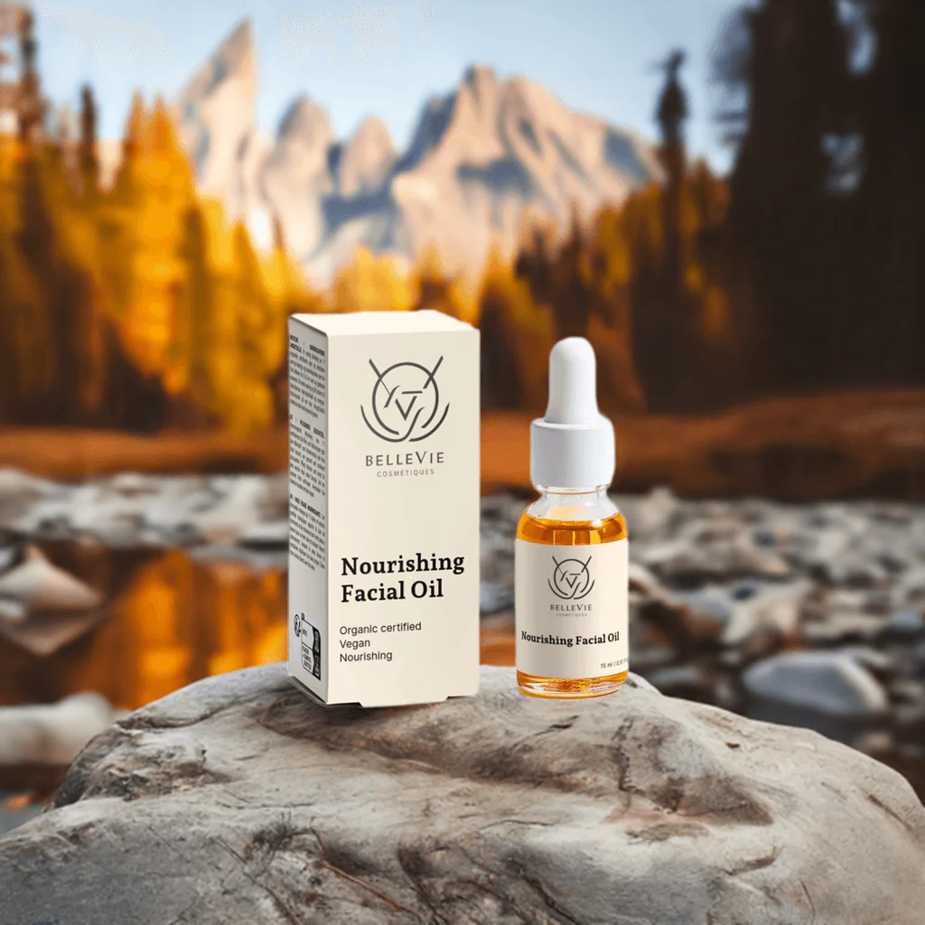 Nourishing Facial Oil 15ml – Organic Glow Oil for Dry & Mature Skin - Image 3