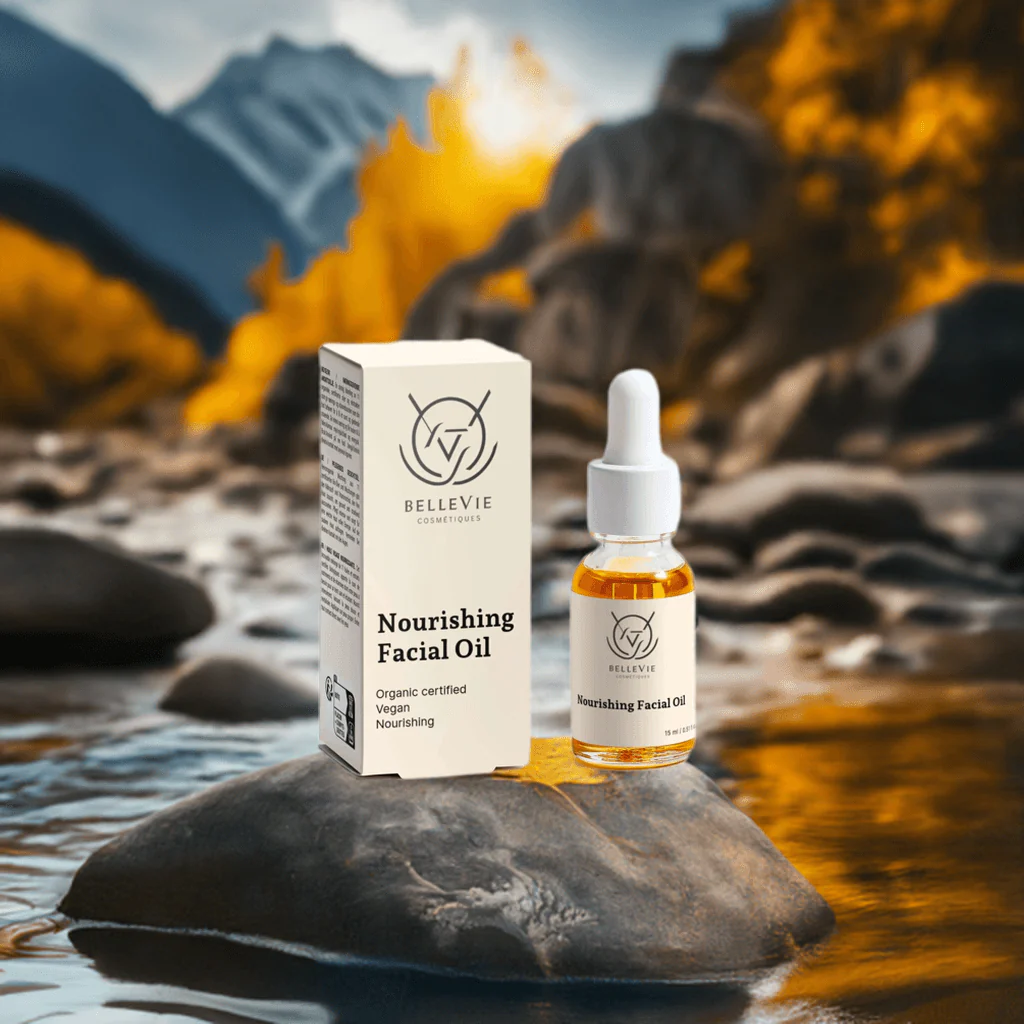 Nourishing Facial Oil 15ml – Organic Glow Oil for Dry & Mature Skin - Image 4
