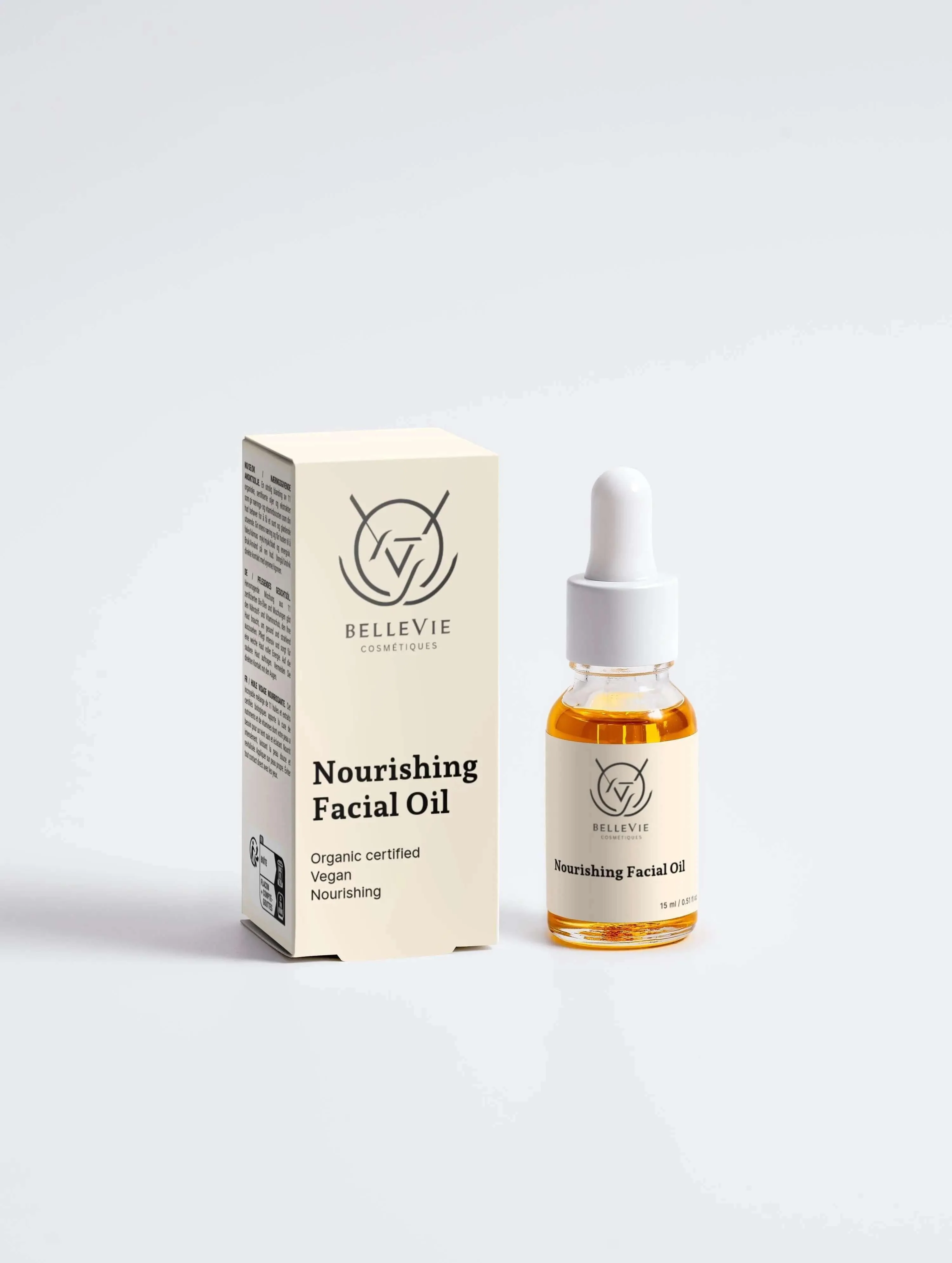 Nourishing Facial Oil 15ml – Organic Glow Oil for Dry & Mature Skin - Image 5