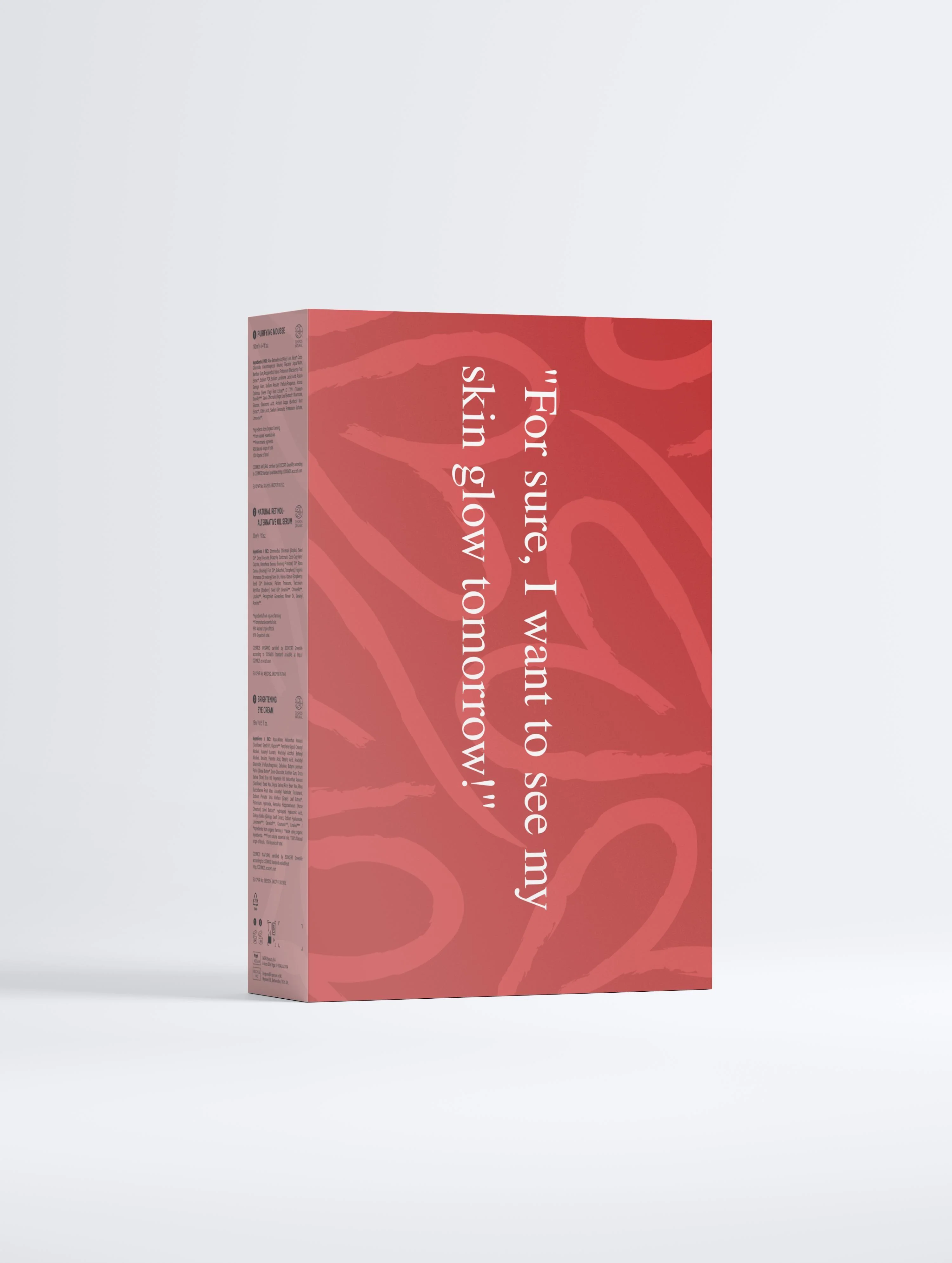 Rejuvenating Glow Collection Box - included Purifying Mousse, Natural Retinol-Alternative Oil Serum, Brightening Eye Cream - Image 8