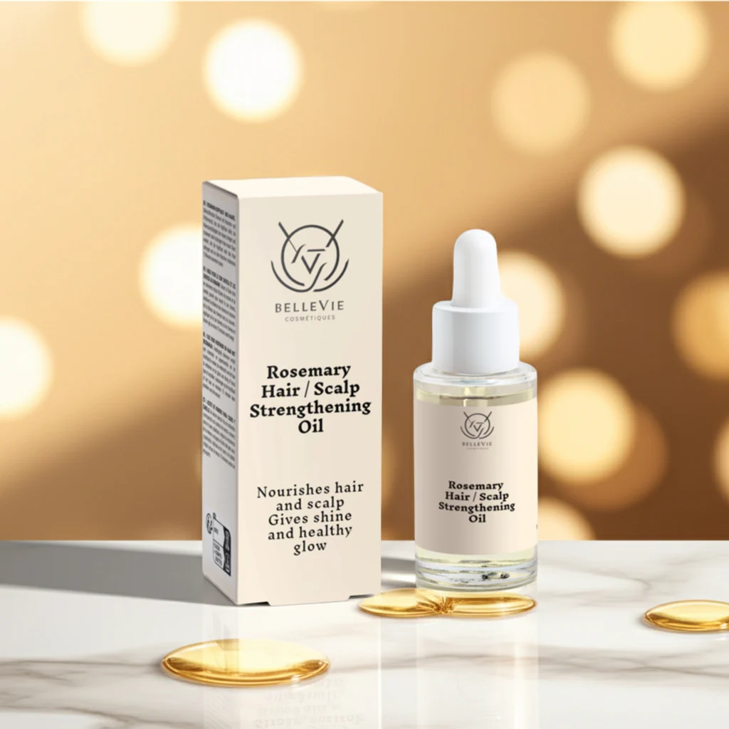 Rosemary Hair & Scalp Strengthening Oil 30ml – Nourish, Strengthen & Revitalize - Image 2