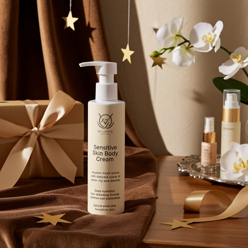 Sensitive Skin Body Cream 190ml – Hydrating Water Lily & Jasmine - Image 2