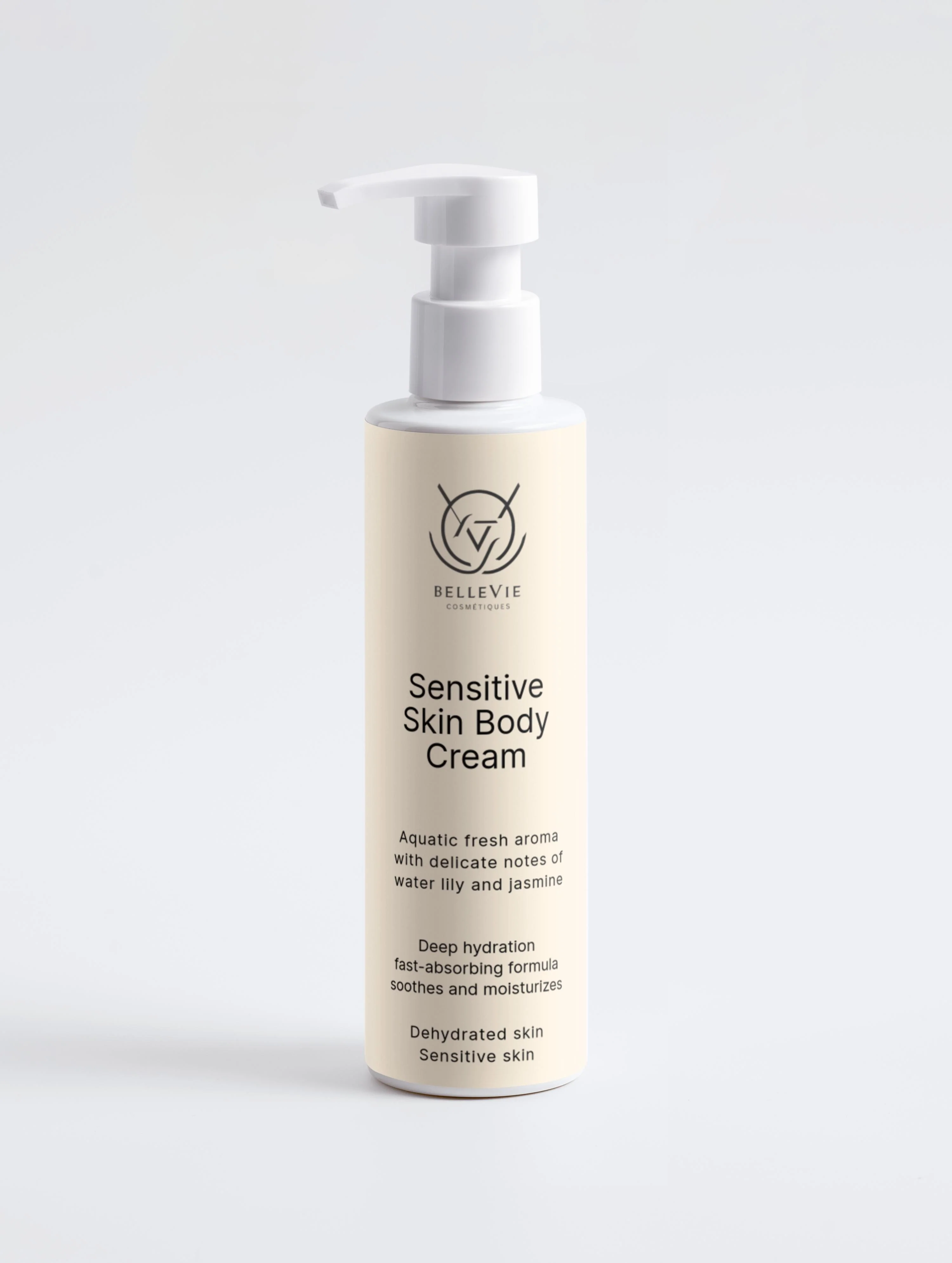 Sensitive Skin Body Cream 190ml – Hydrating Water Lily & Jasmine - Image 4