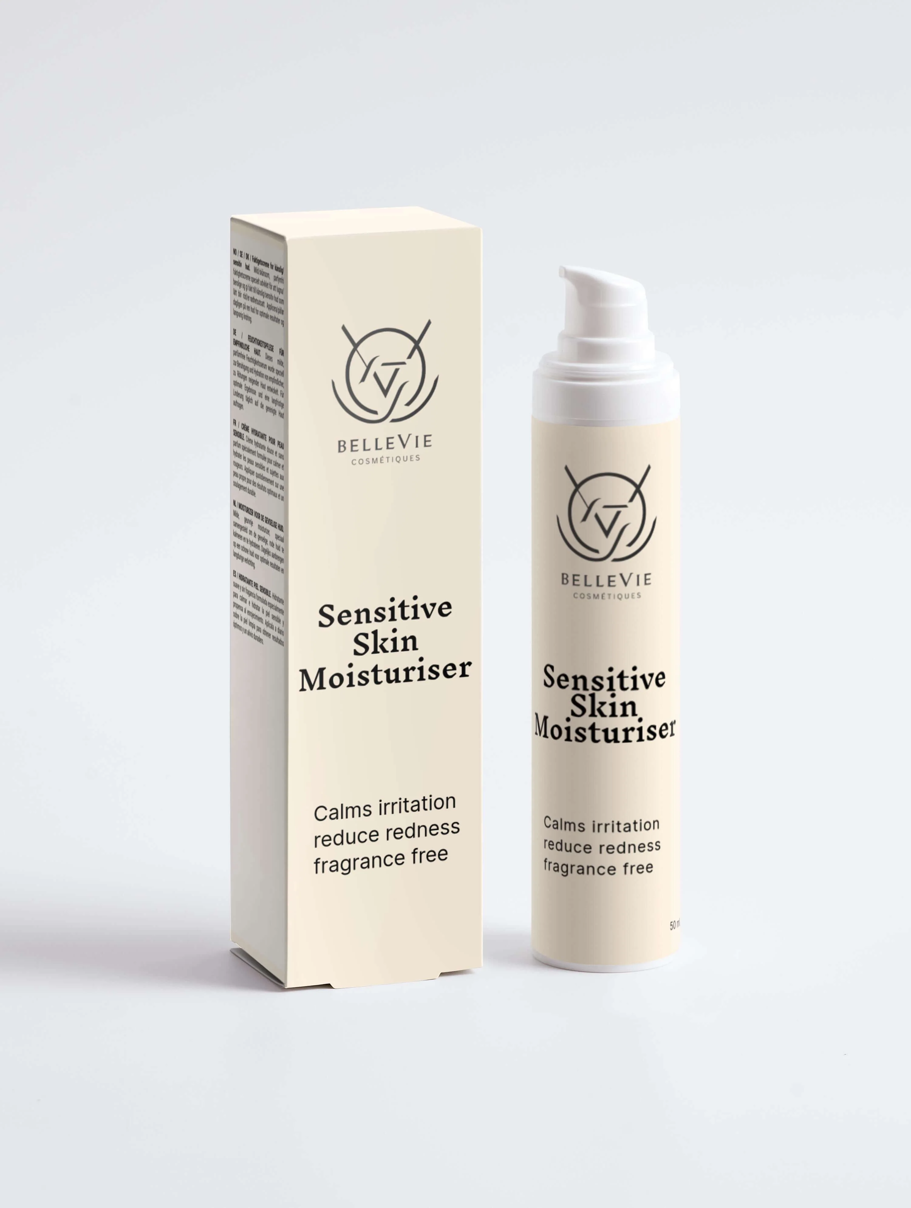 Sensitive Skin Moisturiser 50ml – Fragrance-Free Calm Hydration - Image 5