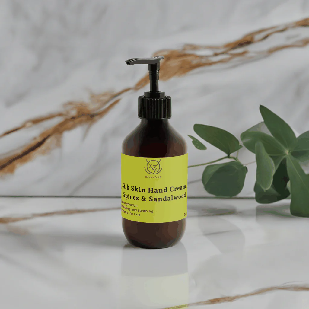 Silk Skin Hand Cream Spices & Sandalwood 270ml – Intense Hydration for Soft Hands - Image 4