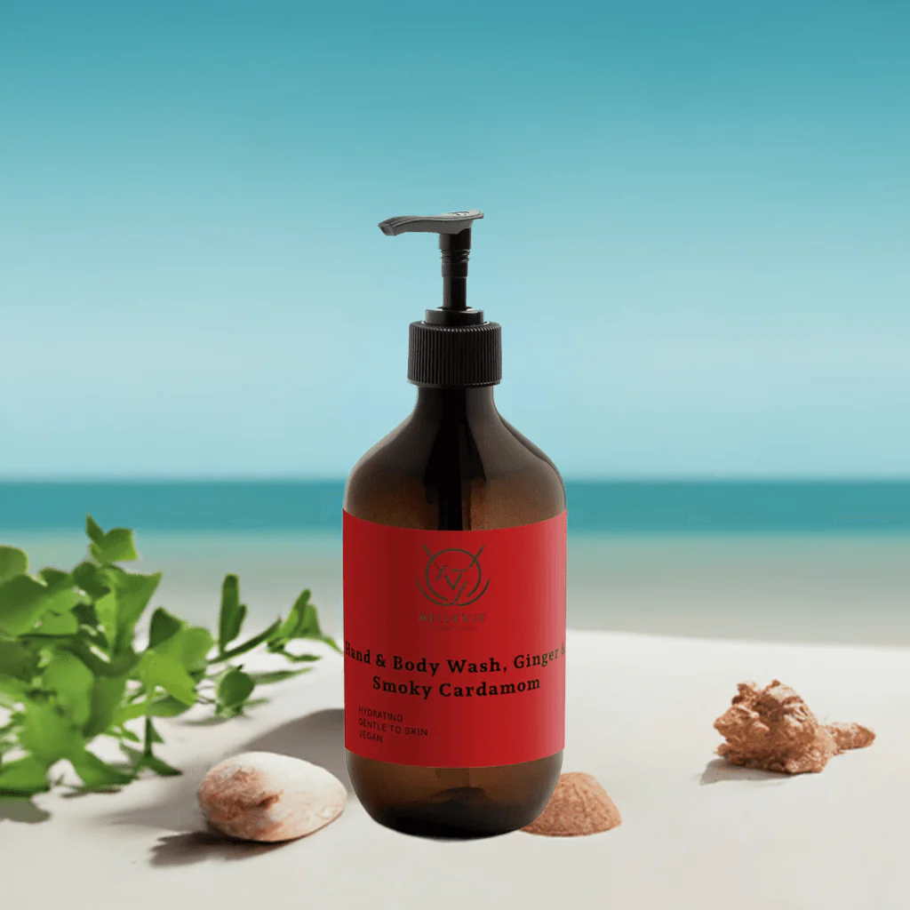 Smoky Cardamom Hand & Body Wash 490ml – Ginger & Smoky Cardamom - Image 3