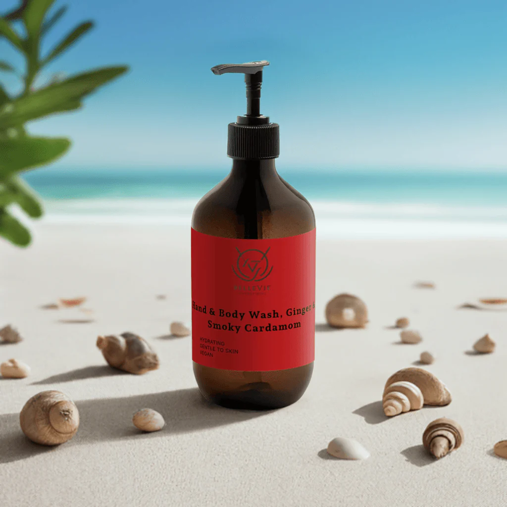 Smoky Cardamom Hand & Body Wash 490ml – Ginger & Smoky Cardamom - Image 4