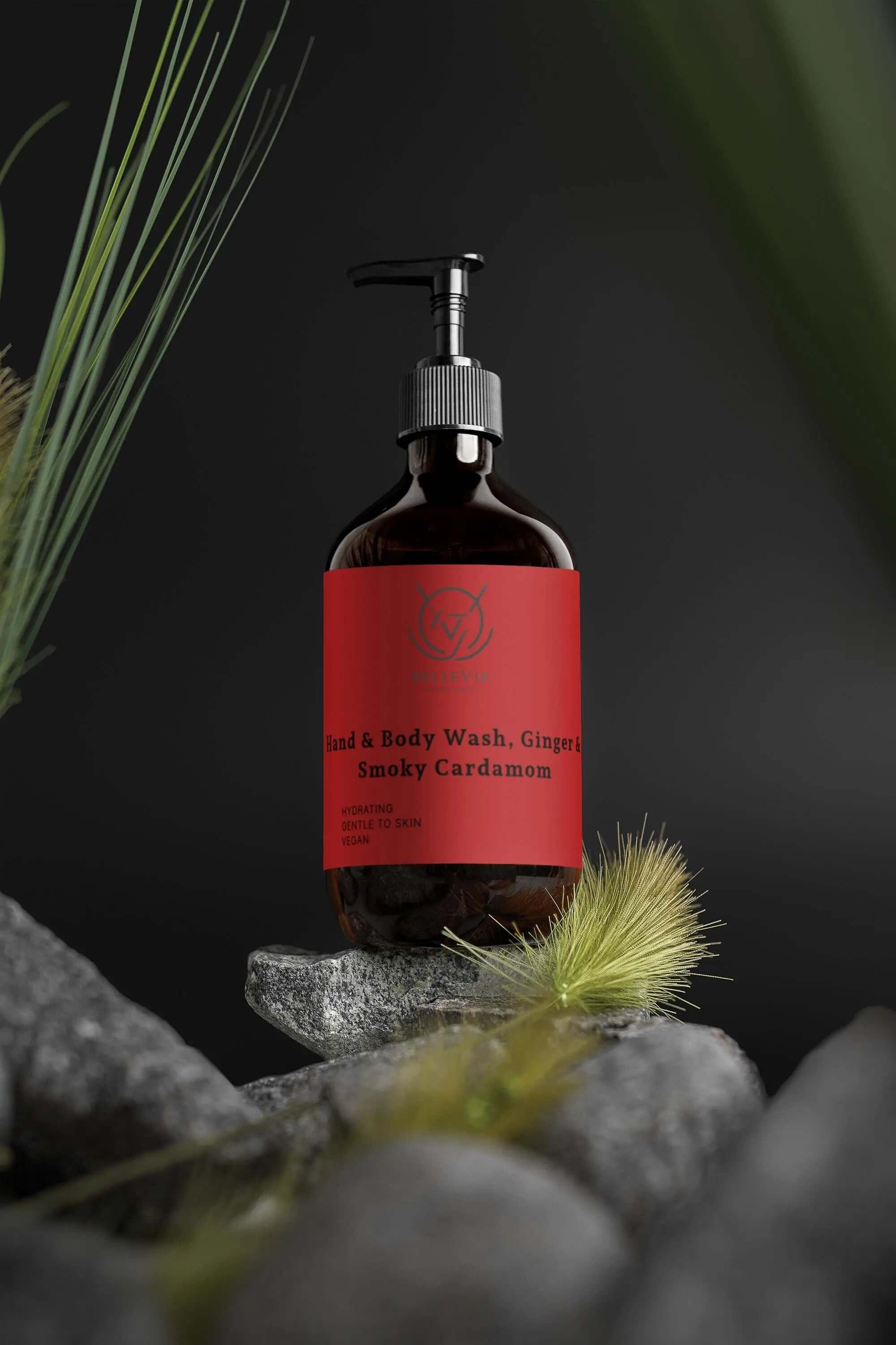 Smoky Cardamom Hand & Body Wash 490ml – Ginger & Smoky Cardamom - Image 5