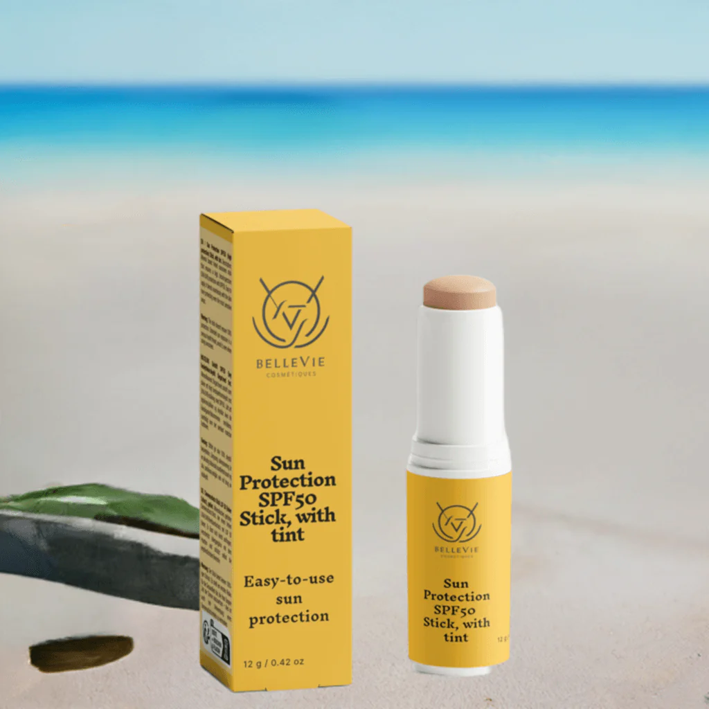 SPF50 Mineral Sunscreen Stick 12g – Tinted, No White Cast | Zinc Oxide & Titanium Dioxide - Image 2