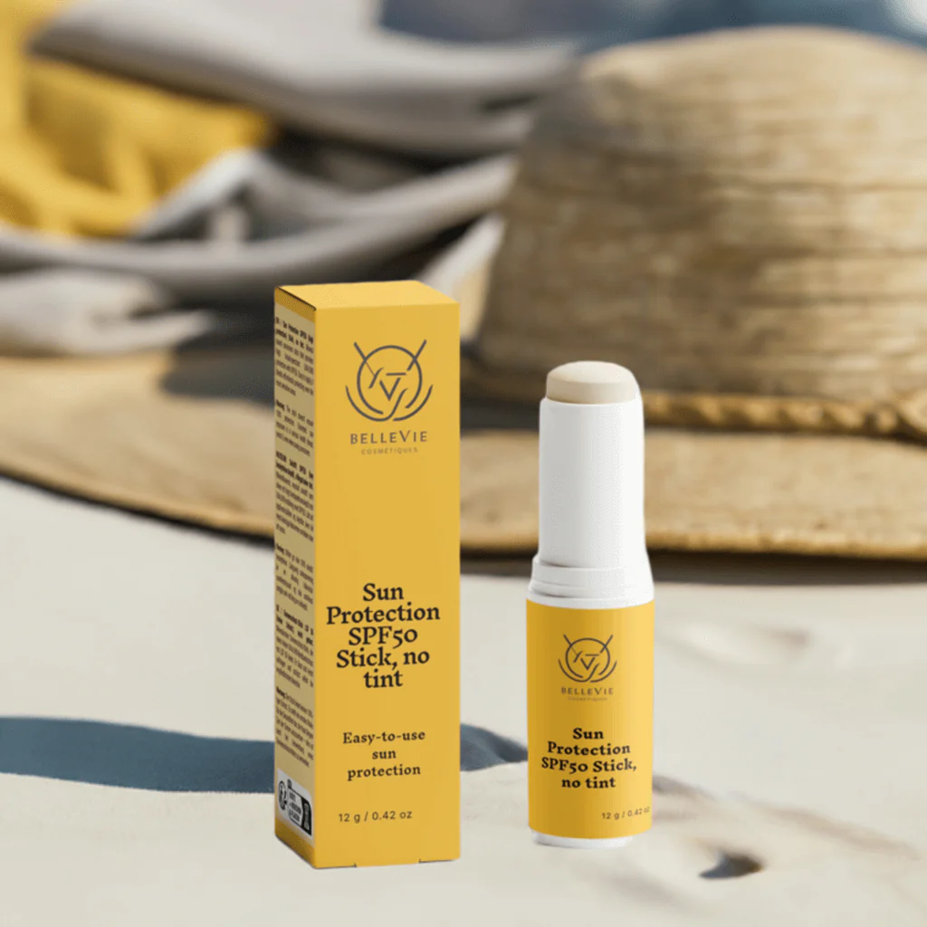 SPF50 Mineral Sunscreen Stick (No Tint) 12g – Invisible Broad-Spectrum Protection - Image 2